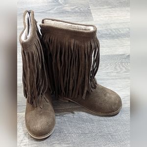 Joyfolie Willow Boots in brindle. Fringe. Size toddler 9. NEW